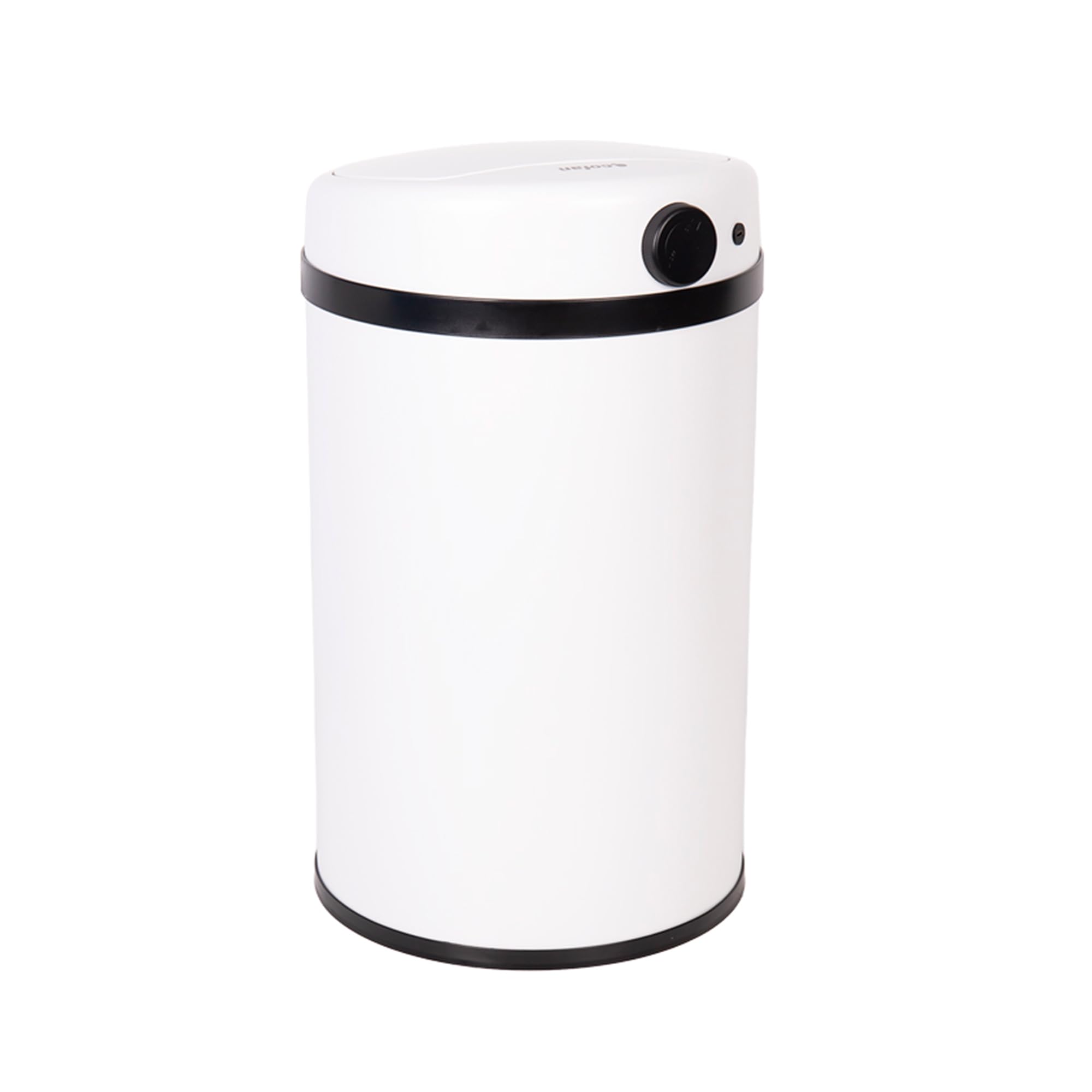 Cofan Cubo de Basura con Sensor de Movimiento, Apertura Automática, Papelera Inteligente, Metal ABS PP, 30 L, Blanco