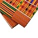 BintaRealWax 6 Yards African Fabric Ankara Wax Print Kente Fabric Batik for Sewing Party Dress Dashiki