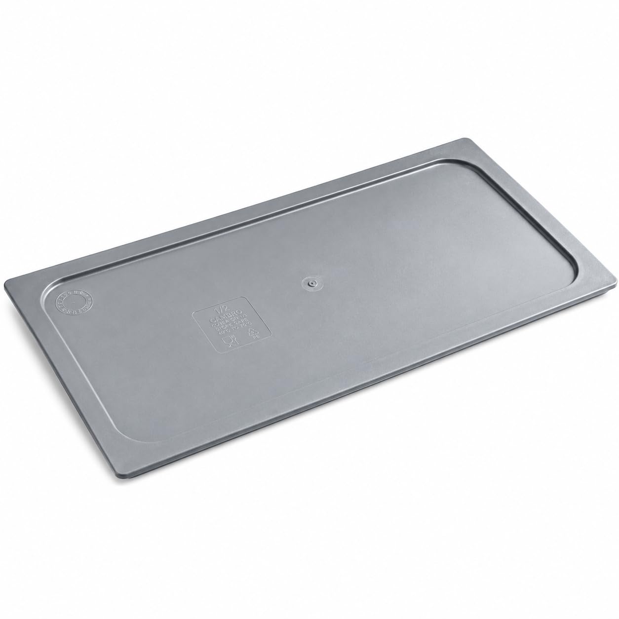 [6 PACK] Full Size Gray Polyethylene Food Pan Cover by Glownary – Polyethylene, Gray, Model 247fp11ls