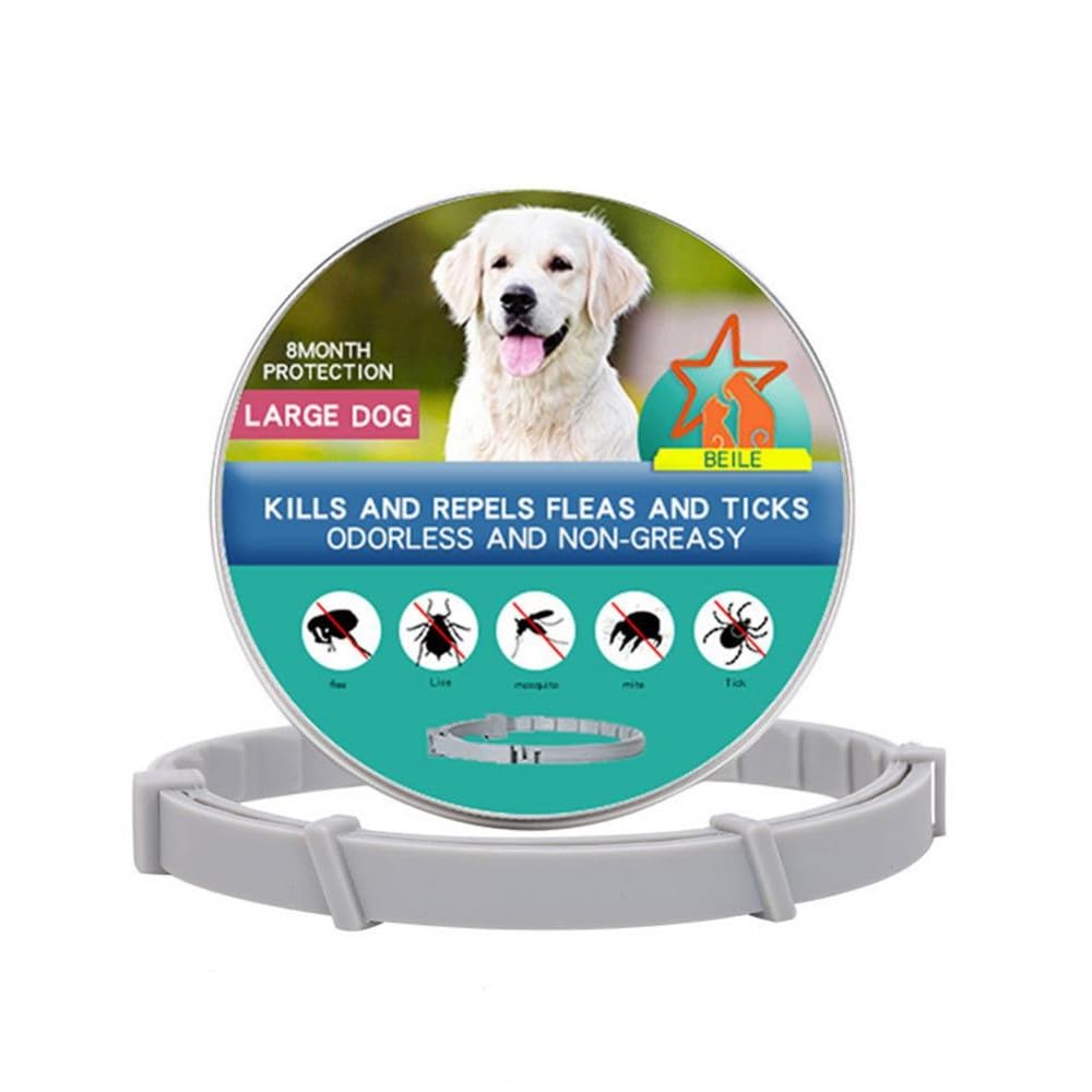 MeraFarma®-Collar antiparasitario leishmania, Anti pulgas y garrapatas para Perros | Tratamiento pulgas Perros para Matar pulgas en los Perros | Collar antiparasitario Perros Ideal para desparasitar
