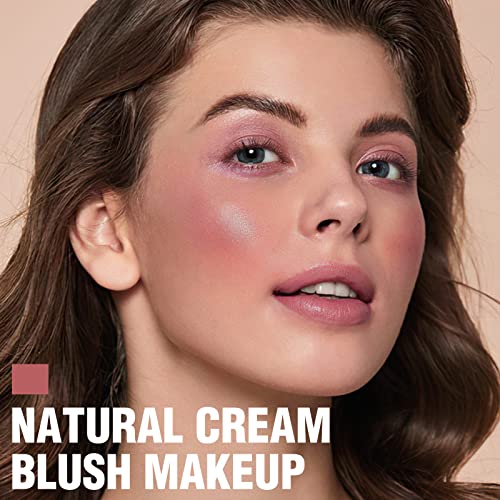 Image of FOCALLURE Cream Blush Makeup,Buildable Blush Stick for Cheeks,Matte and Dewy Finish,Long Wearing,Easy Application,Lightweight Multi Stick,DARK ROSE