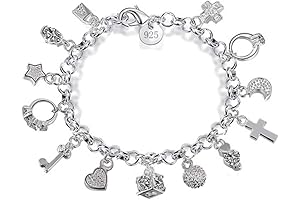 S925 Silver Charms for Bracelets, Only Charms For Women Gift Bracelets & Bangles Jewelry