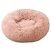BOMII Cuscini per Animali Domestici, Letti per Cane e Gatto Soft Rotondo, Cuccia da Interno Peluche Ultra Morbido (50cm, Salmon)