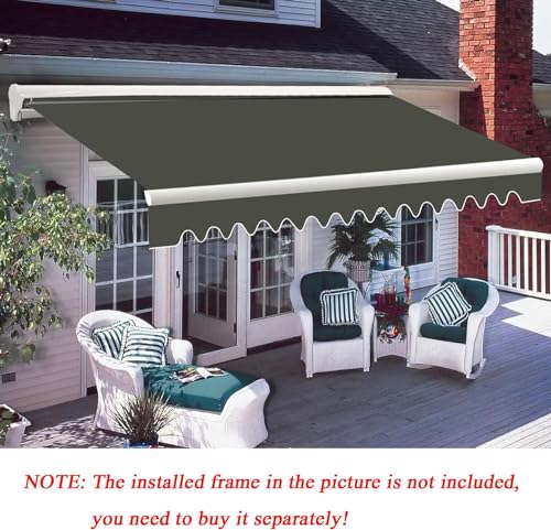 Toldo retráctil de repuesto impermeable para terraza 3