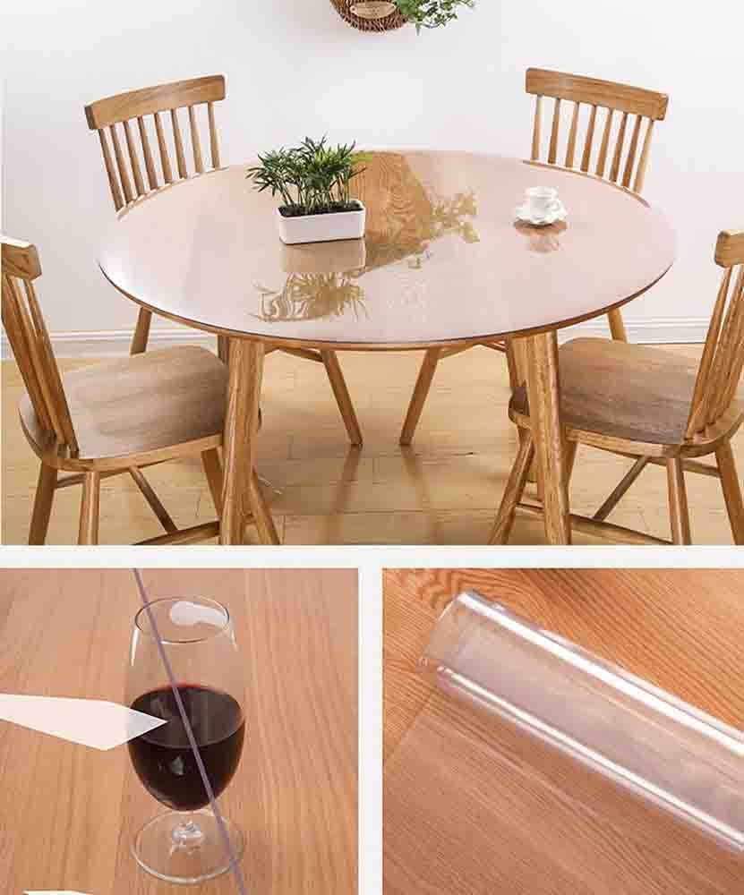 Acrylic Circles, Round Disc, Clear Plexiglass Table Top, 3/4 Inch Thick Acrylic Cake Disk, Round Acrylic Sheet for Crafts and DIY Projects, Made in USA, 1 Inch, 25.75 Inch