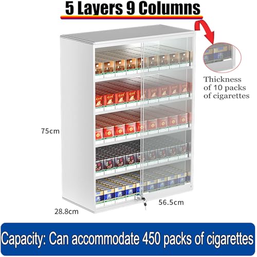 Distributeur de cigarettes sécurisé pour éliminer la démarque avec serrure intégrée - 3