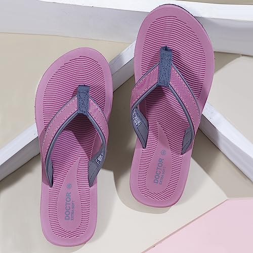Image of DOCTOR EXTRA SOFT House Slipper for Women's Care Durable | Orthopaedic & Diabetic | Lightweight| Comfortable Footbed |Slippers for Girls & Ladies Daily Use D-05