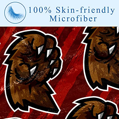 Couverture grizzly bear attack douce pour lit et canapé 150x100 cm