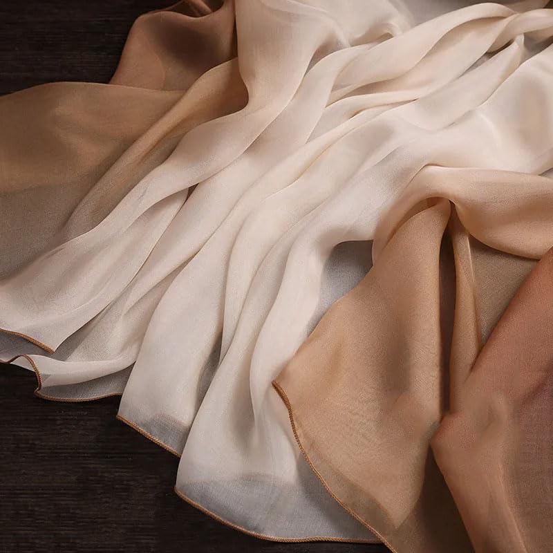 Hgvcfcv Silk Scarf Ladies Silk Foulard Femme Real Silk Wraps For Women Print Shawls Vintage Scarves2