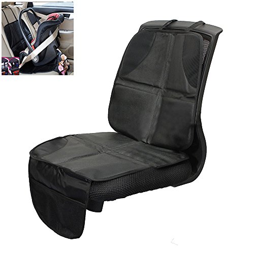 Hotbesteu Protector para Asiento de Coche Funda Asiento Coche Bolsillos Organizadores Antideslizante Impermeable Seguro para Asiento Trasero o Delantero Bebés Niños Animales Tamaño Universal