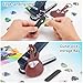 Guitar Pick Punch Kit gift- Artat DIY Guitar Pick Maker, Includes 6 pick strips and a pick file, Leather Key Chain Pick Holder,Easy use unique Gift for Guitar Lovers