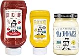 Sir Kensington's Original Trio Sampler Pack - Classic Ketchup, Classic Mayo, Yellow Mustard, Pack of 3