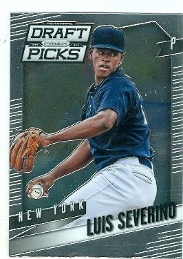 Luis Severino baseball card (New York Yankees) 2014 Prizm #75 Rookie Card