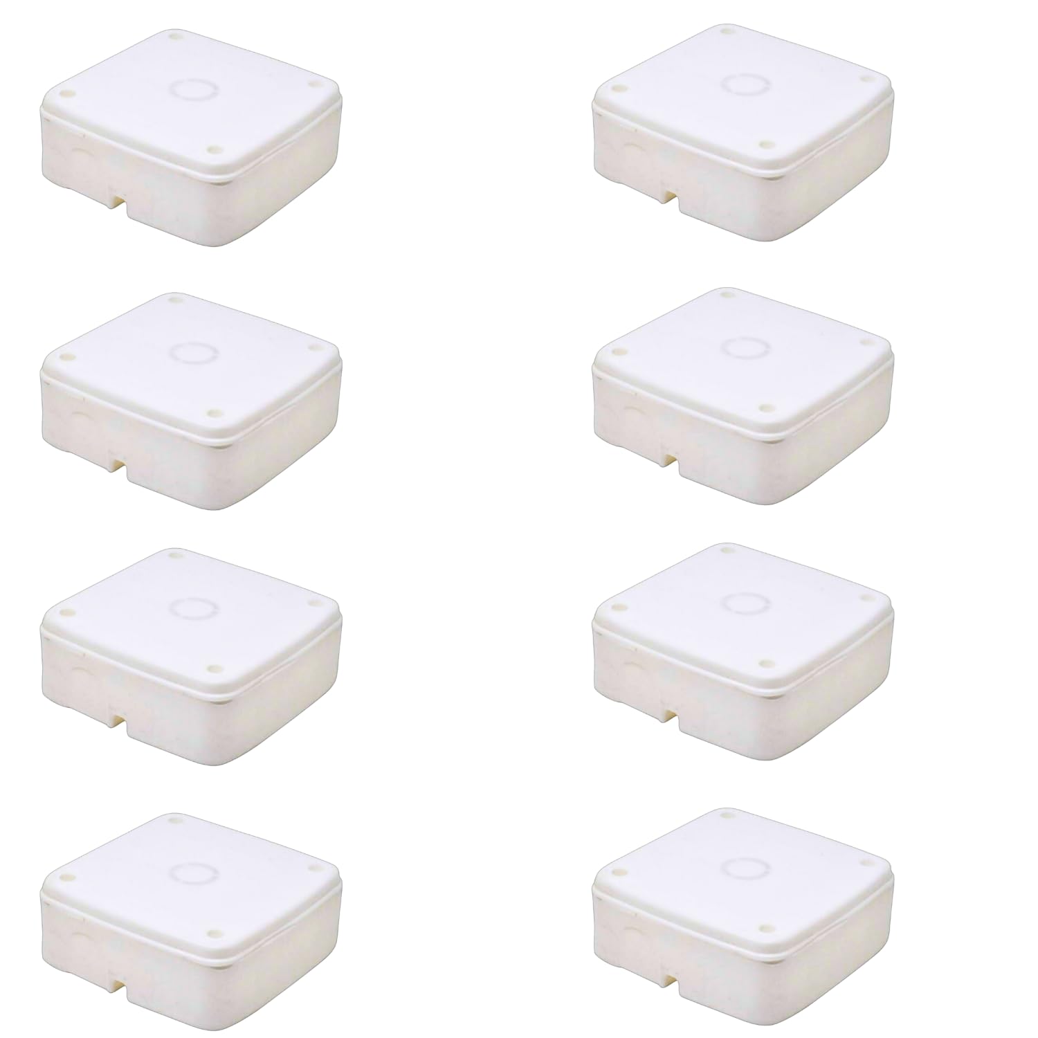 Speedio PVC Smart Square Junction Box 5x5 Inches for CCTV Cameras (Rounded Edge) - pack of (8)-picture-15