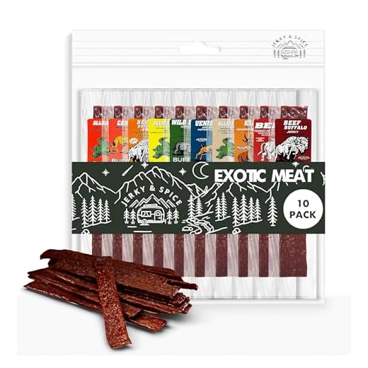 Buffalo Bob's 10 Piece Gourmet Exotic Jerky Assortment