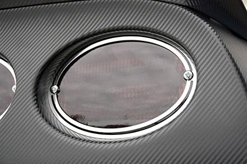 1997-2004 C5 Corvette Rear Taillight Lenses Trim Insert Accents - Chrome Rings