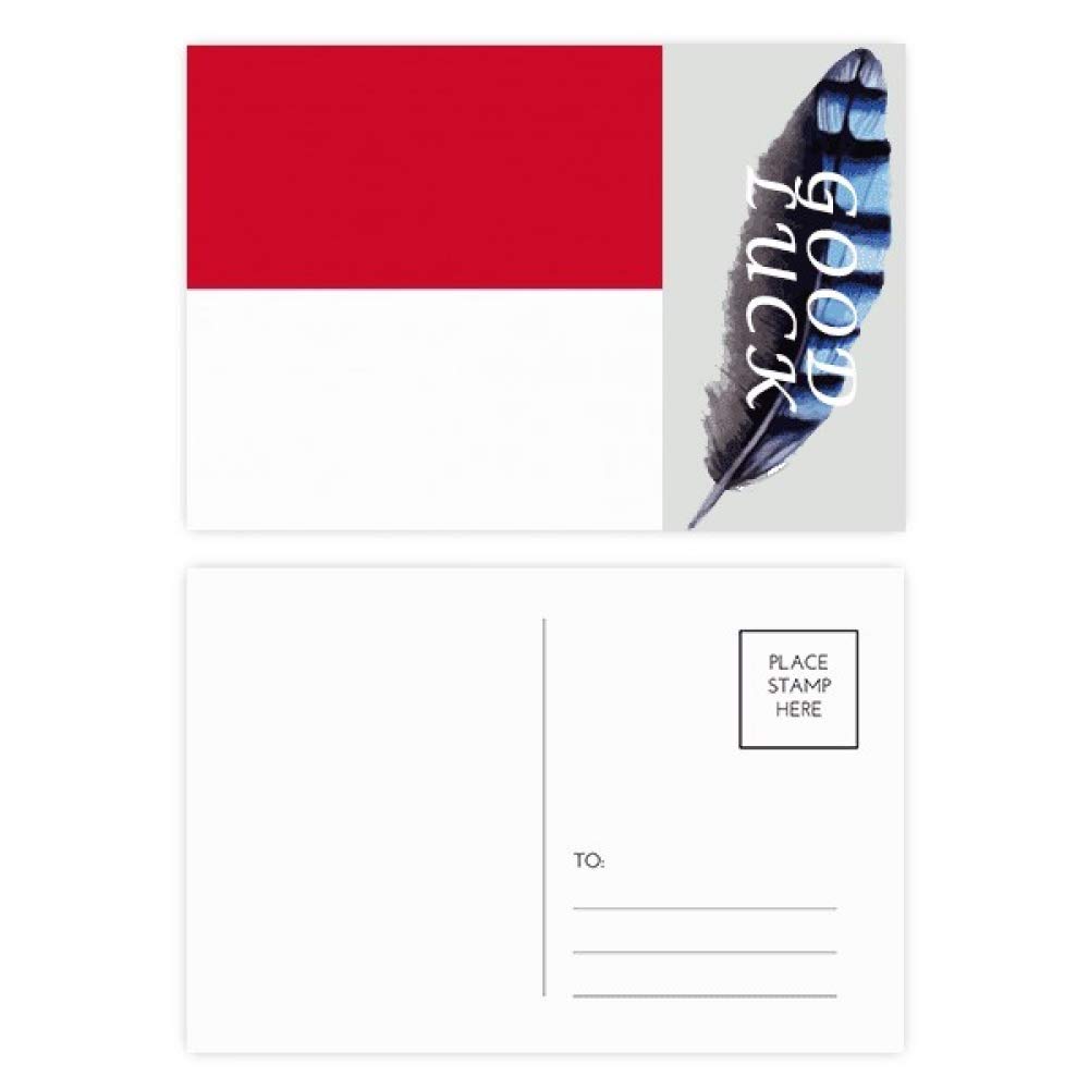 切手・趣味の通信販売｜スタマガネット 【額面販売】日・シンガポール外交関係樹立50周年10種シート: 日本切手 インドネシア国章 カントリー ラッキーフェザー ポストカードセット サンキューカード 郵送側 20枚