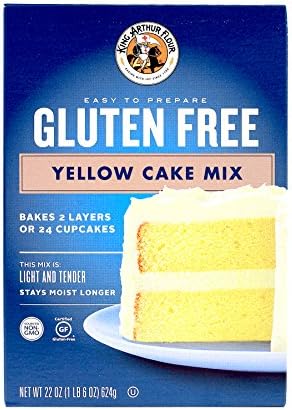 King Arthur Yellow Cake Mix - Case of 2 - 22 oz.