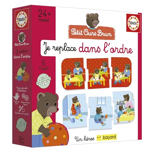 Jeu d'apprentissage EDUCA J'Associe Les Séquences Logiques Petit ours - vue 6