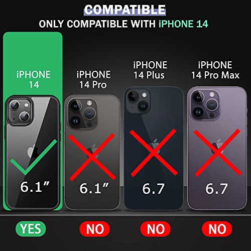 Image of TheGiftKart Liquid Silicone Back Cover Case for iPhone 14 | Soft Micro-Fibre Lining Inside | Camera & Screen Protection | Shockproof Back Cover Case for iPhone 14 (Silicone, Mist)