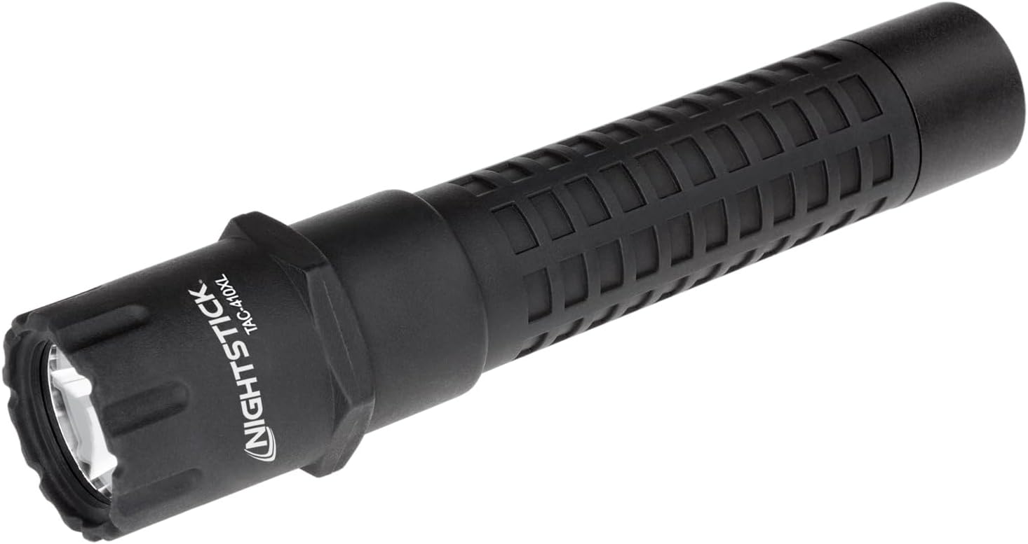 Nightstick TAC-410XL Xtreme Lumens Polymer Tactical Flashlight-Rechargeable, 6.25-Inch, Black