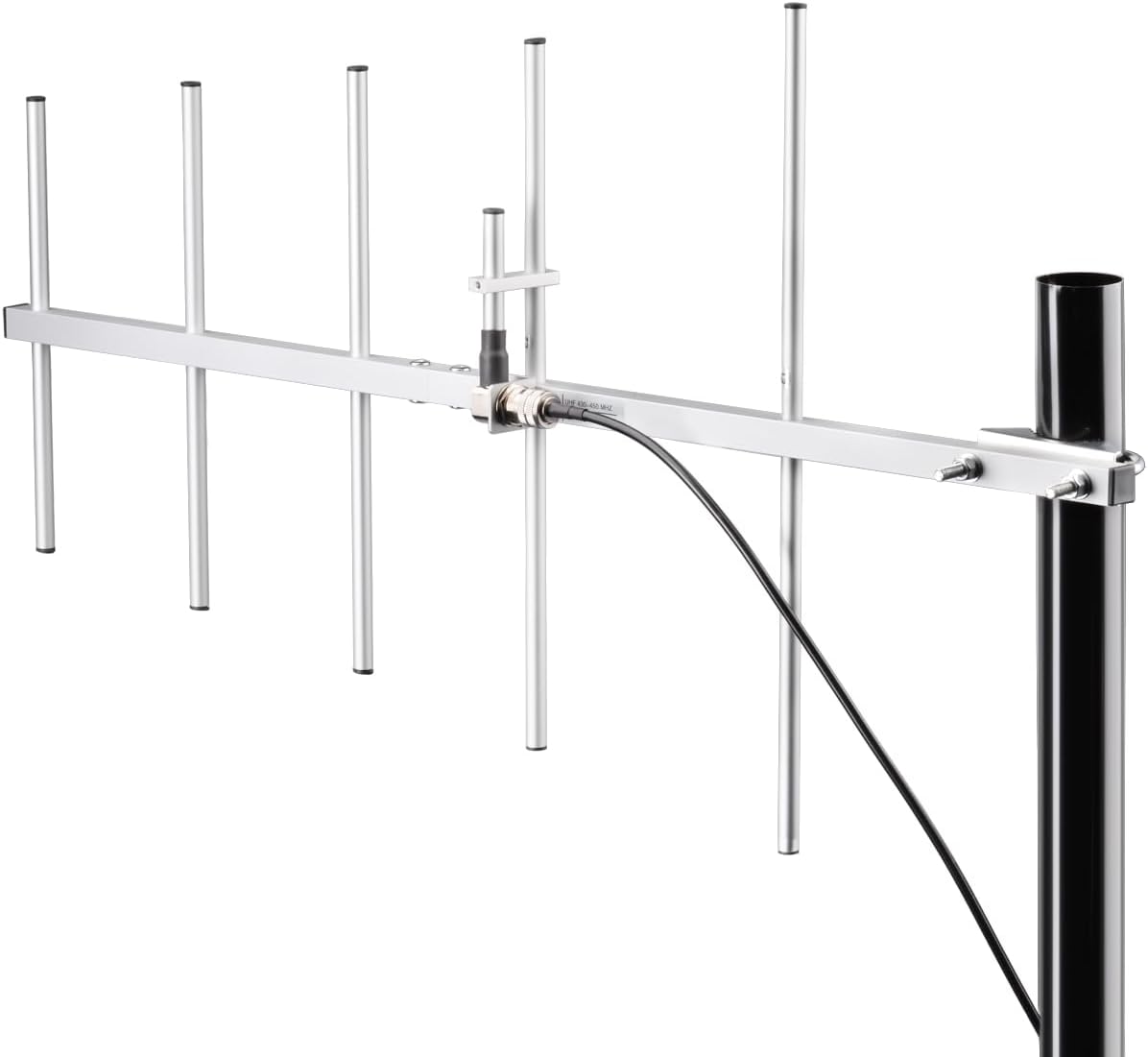 Bingfu 5 Elements Yagi Antenna mounted on a pole.