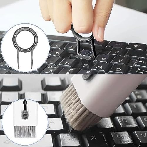 Kit Escova de Limpeza 8 em 1 multifuncional para teclado, telas, PC, laptop, notebook, tablet, celul