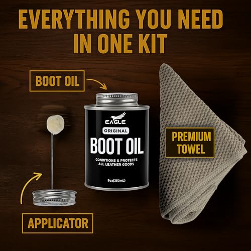 Eagle Leather Boot Oil 8.45oz