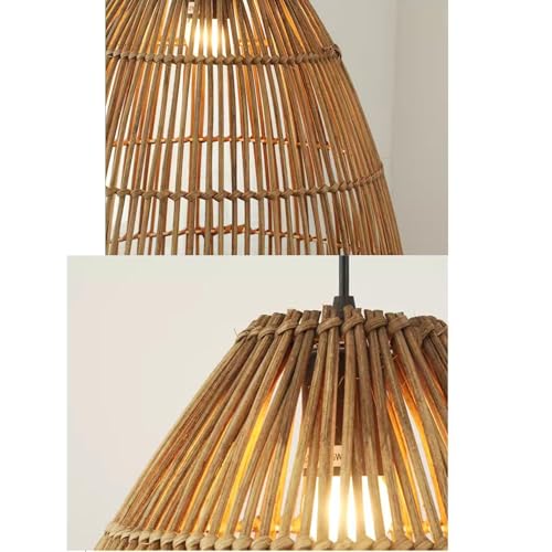 Candelabros de bambú para comedor que eliminan sombras duras en el salón 7