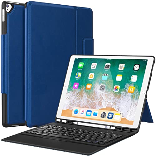 Sounwill for iPad Pro 12.9 Case with Keyboard Compatible for iPad Pro 12.9