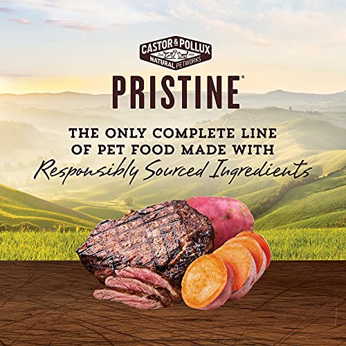 Castor & Pollux Pristine Grain Free Dry Dog Food Grass-Fed Beef & Sweet Potato Recipe with Raw Bites - 4 lb Bag - Image 4