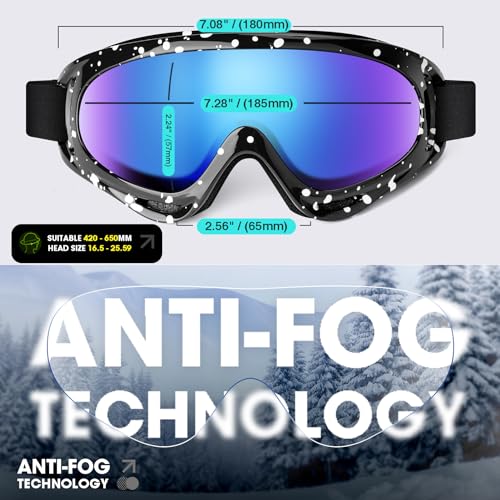 Lunettes de ski et snowboard pour des vacances aux sports d'hiver en famille - 6