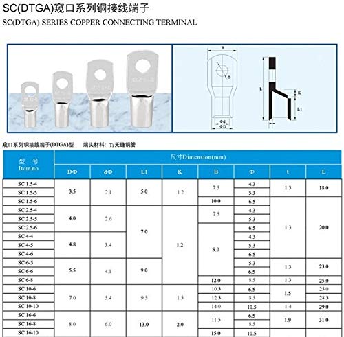 Davitu 50pcs crimping terminal, replacement of Davitu loose pins termianls 8230-4542 - (Color: 500pcs)