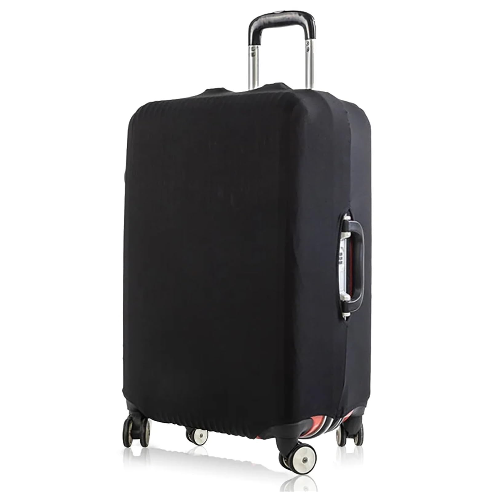 Kofferabdeckungen Elastischer Reiseanzug, schützender Seesackbezug, Koffer, 26-Buchstaben-Serie, Reisezubehör, Trolley-Koffer for 18–32 Zoll(Black,XL)