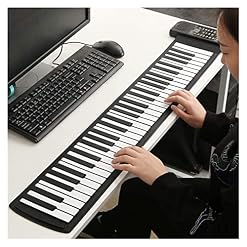 TSTS Piano électrique Pliable Panorable Électronique Flexible Electronic 61Key Piano Electronic Hand Roll Piano avec… – Image 6