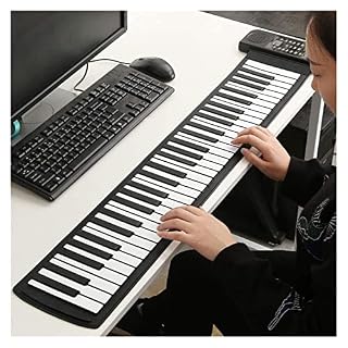 TSTS Piano électrique Pliable Panorable Électronique Flexible Electronic 61Key Piano Electronic Hand Roll Piano avec… - Les Beatles, Paul McCartney, John Lennon, RIngo Starr, George Harrison TSTS Piano électrique Pliable Panorable Électronique Flexible Electronic 61Key Piano Electronic Hand Roll Piano avec… – Image 6