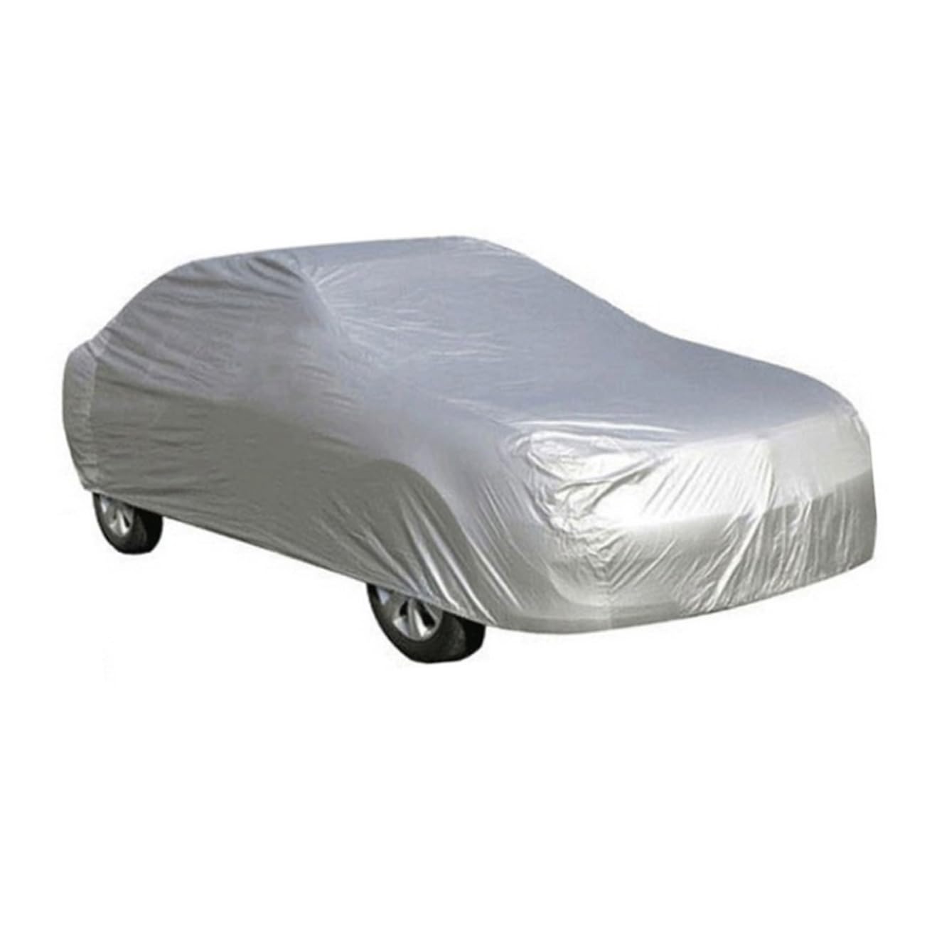 GRIRIW Car Cover Silver Indoor Outdoor Auto Cover Sunscreen Sun Protection Car Clothing for Vehicle Protection