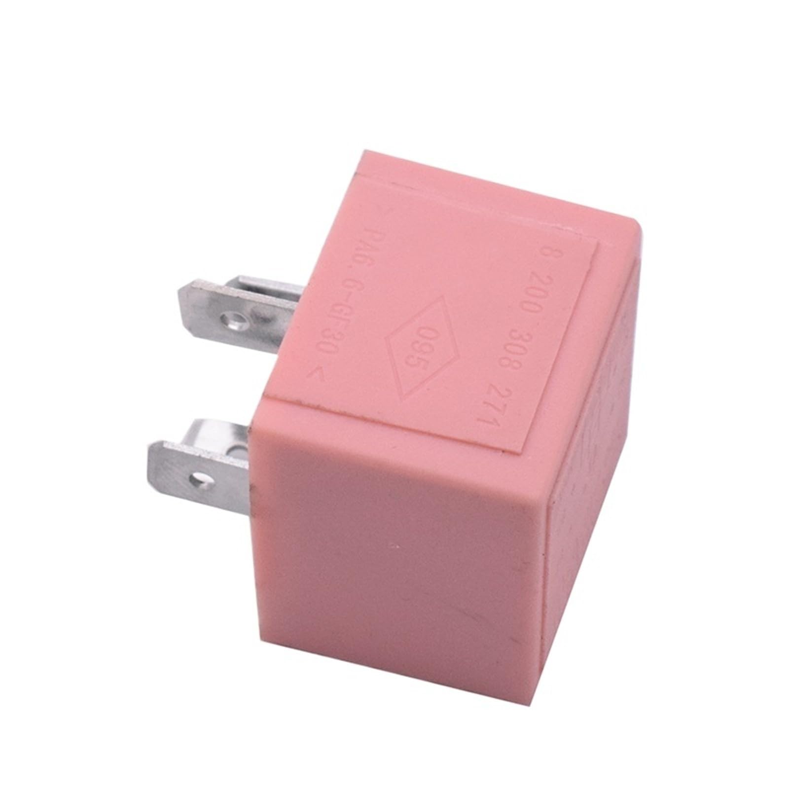 Relais Rose 4 Broches interrupteur électromagnétique auto 8200308271