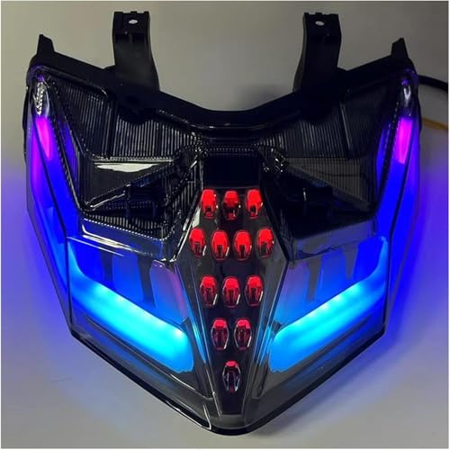Luz trasera para Yamaha Click 150 freno de 12V con tulipa ahumada