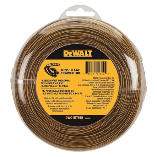 Dewalt Trimmer LINE .095IN X 144FT DWO1DT915