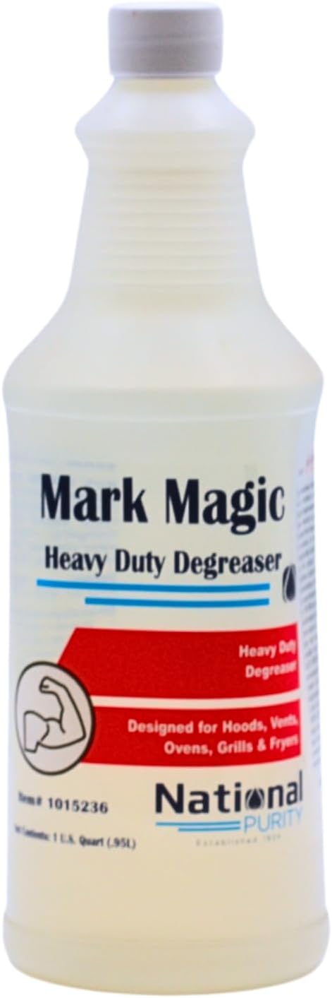 Mark Magic Heavy Duty Degreaser, Grease and Grime Fighter, Kitchen Oven Stove & Grill Cleaner, 32 oz