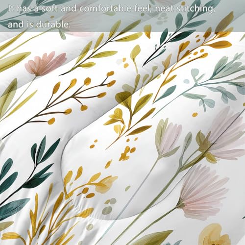 Couette 4 saisons fleurs sauvages 160x200 pour chambre parentale - 7