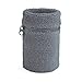 GOGO Thick Solid Color Wristband with Zipper / Wrist Wallet - Grey