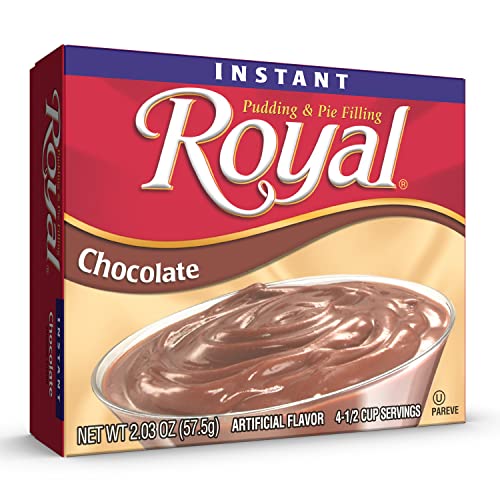 Image of Royal Instant Pudding Dessert Mix, Chocolate, Fat Free (12 - 2 oz Boxes)