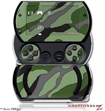 Camouflage Green - جلود على شكل ملصق تناسب Sony PSPgo