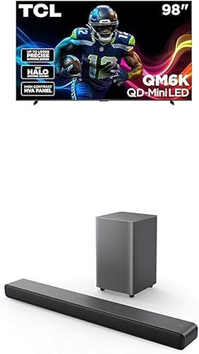 Vista 37 de TCL Serie QM6K de clase de 55 pulgadas Mini LED QLED 4K HDR 55QM6K, modelo 2025 120HZ-144HZ Smart Google TV Dolby Atmos Onkyo Audio Control