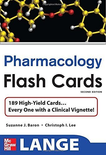 Lange Pharmacology Flash Cards by Suzanne Baron (2009-06-08)