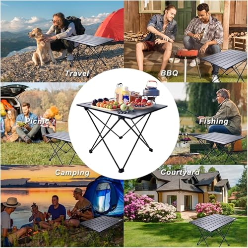 Table de camping pliable pour ne plus poser vos repas de randonnée au sol