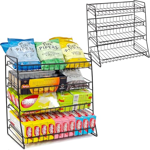 ROSROSE Candy Display Rack 2 Pack, Snack Display for Counter