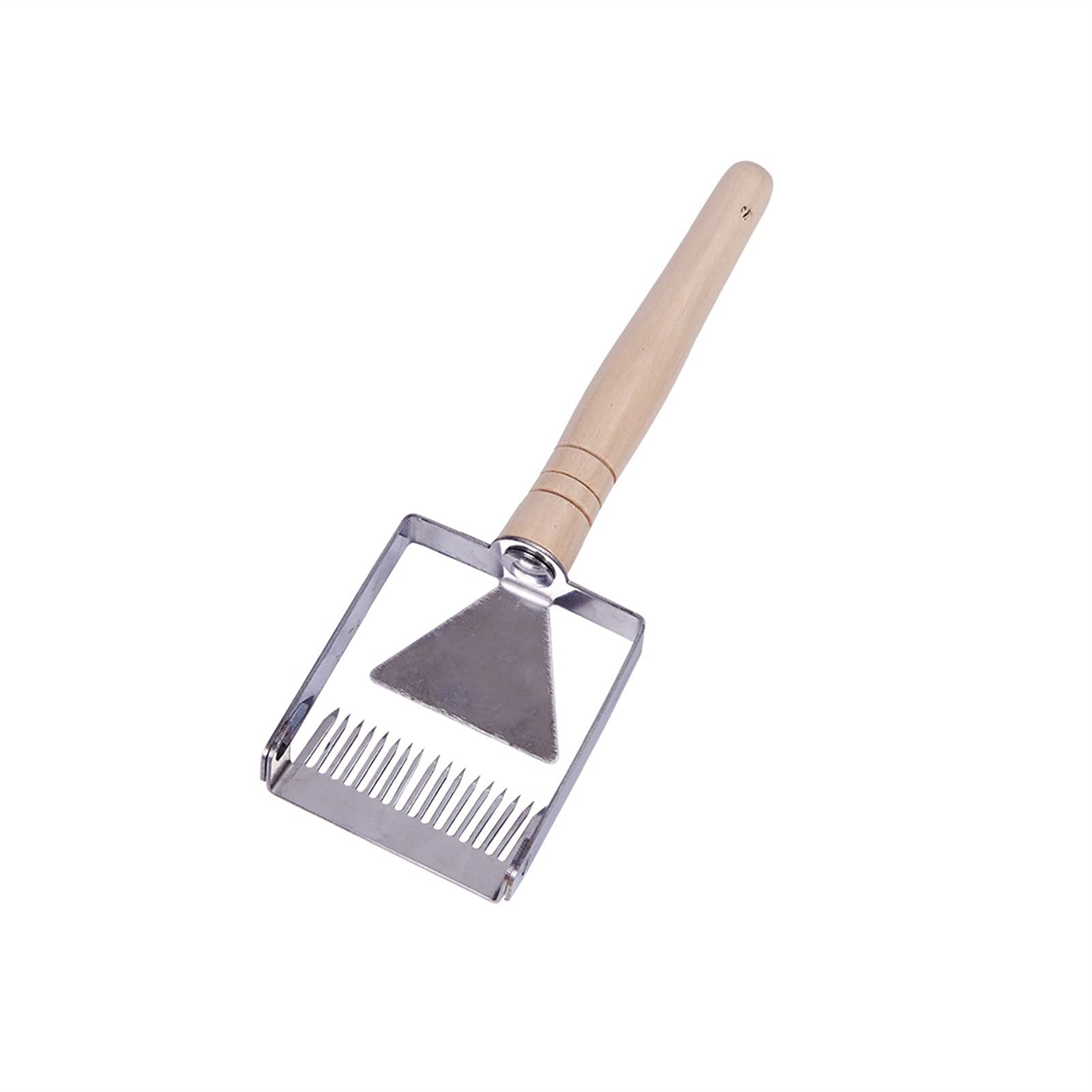 Imkerei-Handschuhe, 15 Stück, Holzgriff, Nadel, Honigmesser, Sparse-Schaufelschneider, Honigschaber, Bienenschaufel, Kamm, Entdeckelungsgabel, Imkerei-Werkzeuge